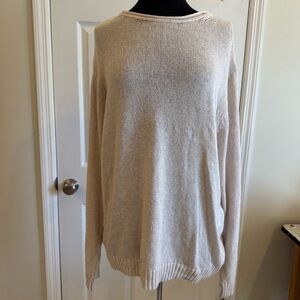 Marine Layer Cream Knit Sweater